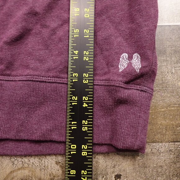 Victoria’s Secret Angel Wing Logo Pullover Sweatshirt – Women’s Large Plum - Picture 5 of 10